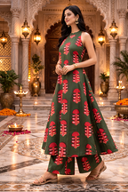Flared Kurta Pant Set