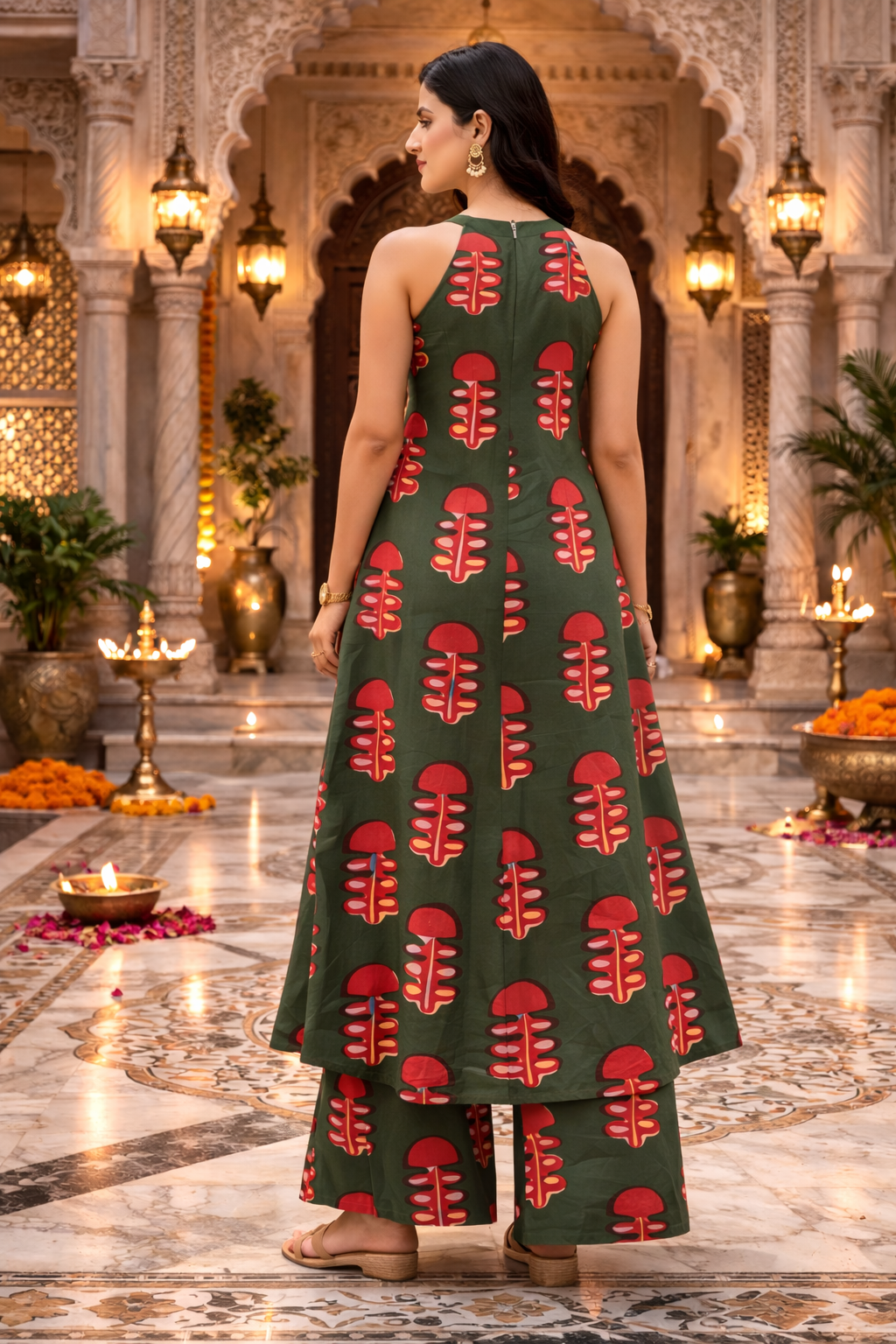 Flared Kurta Pant Set